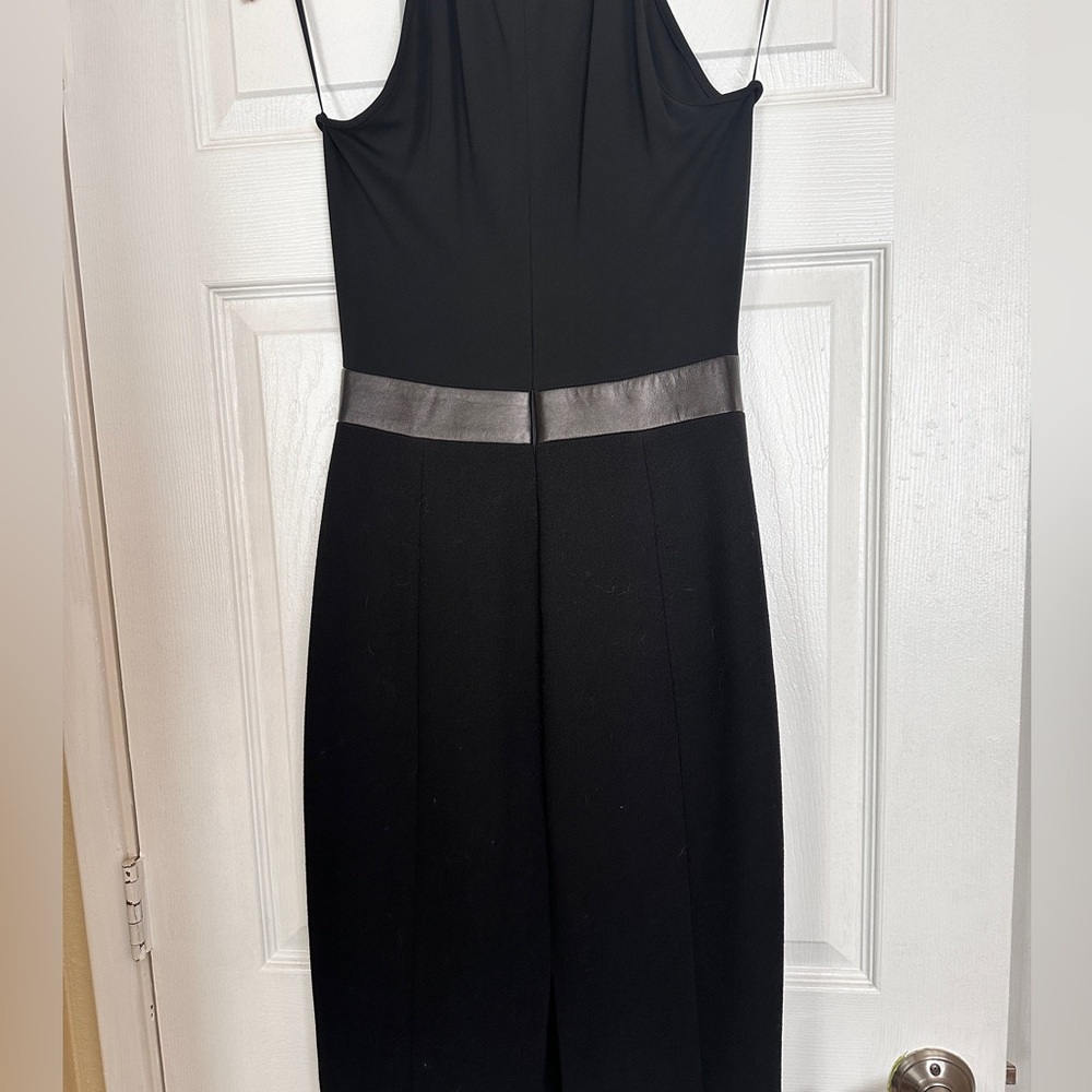 EUC Michael Kors Collection Black Halter Dress with Choker Collar - Picture 12 of 14
